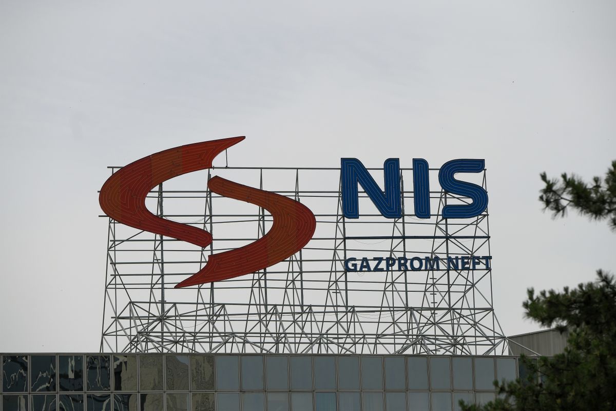 Belgrade,,Serbia,-,June,21,,2021:,Nis,Gazprom,Neft,Logo