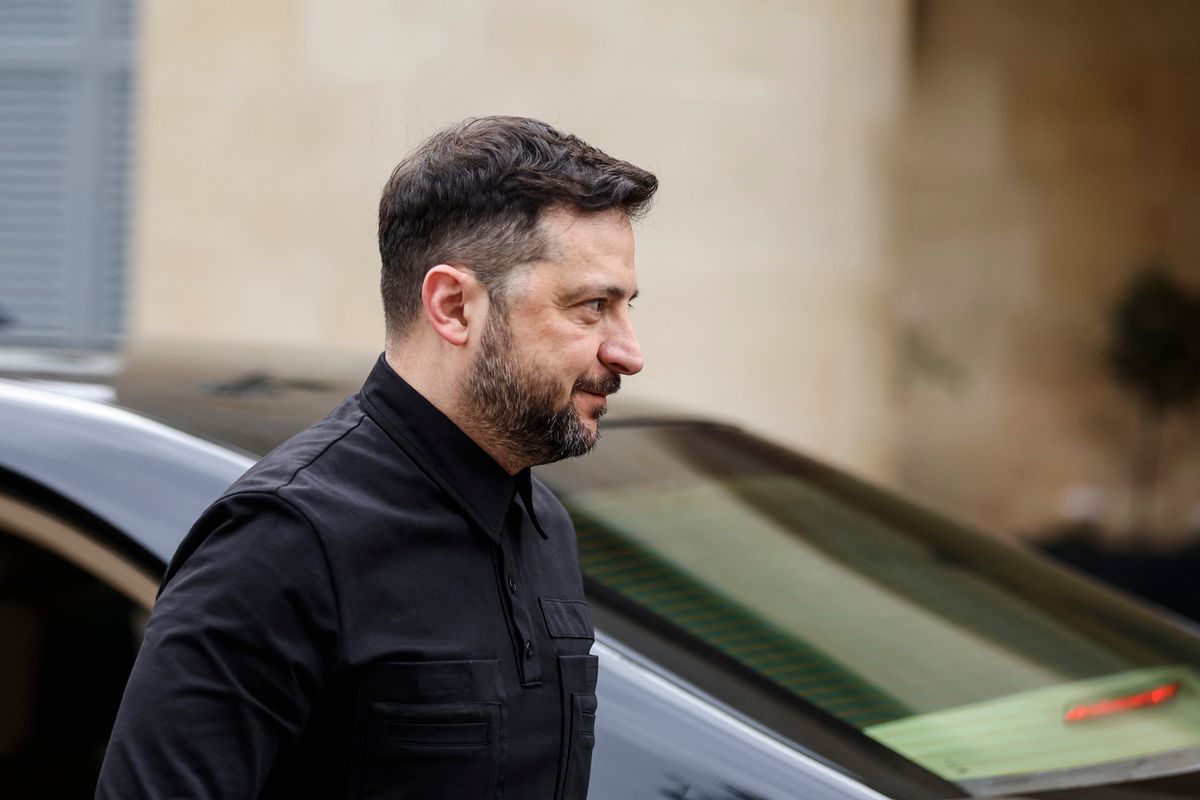 Volodimir Zelenszkij ukrán elnök
Kijev, Ukrajna
orosz-ukrán háború