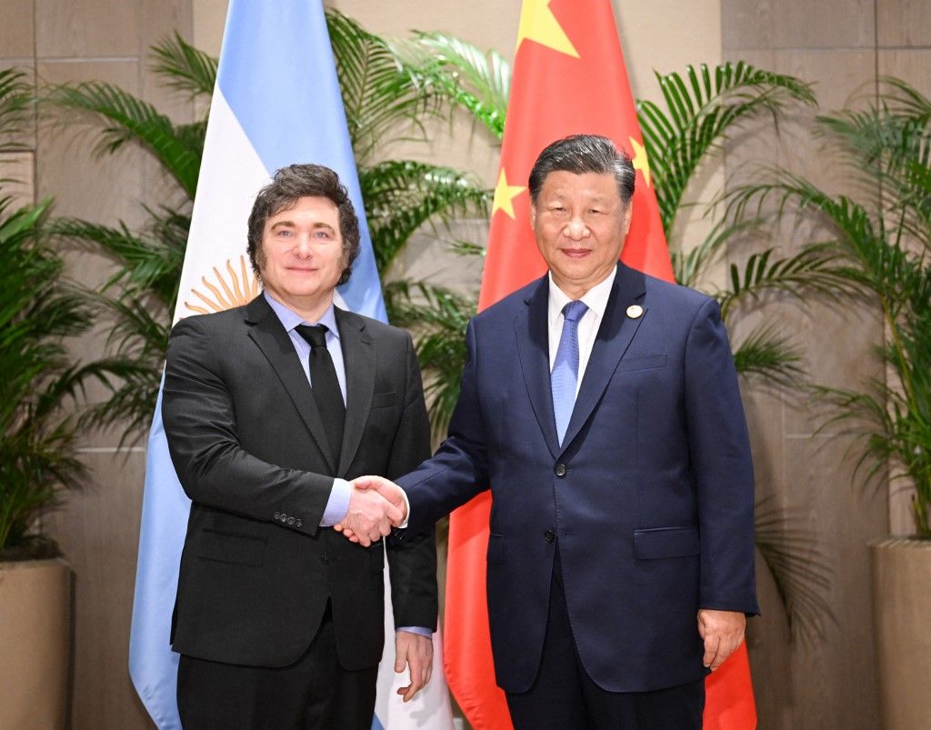 BRAZIL-RIO DE JANEIRO-CHINA-XI JINPING-ARGENTINE PRESIDENT-MEETING