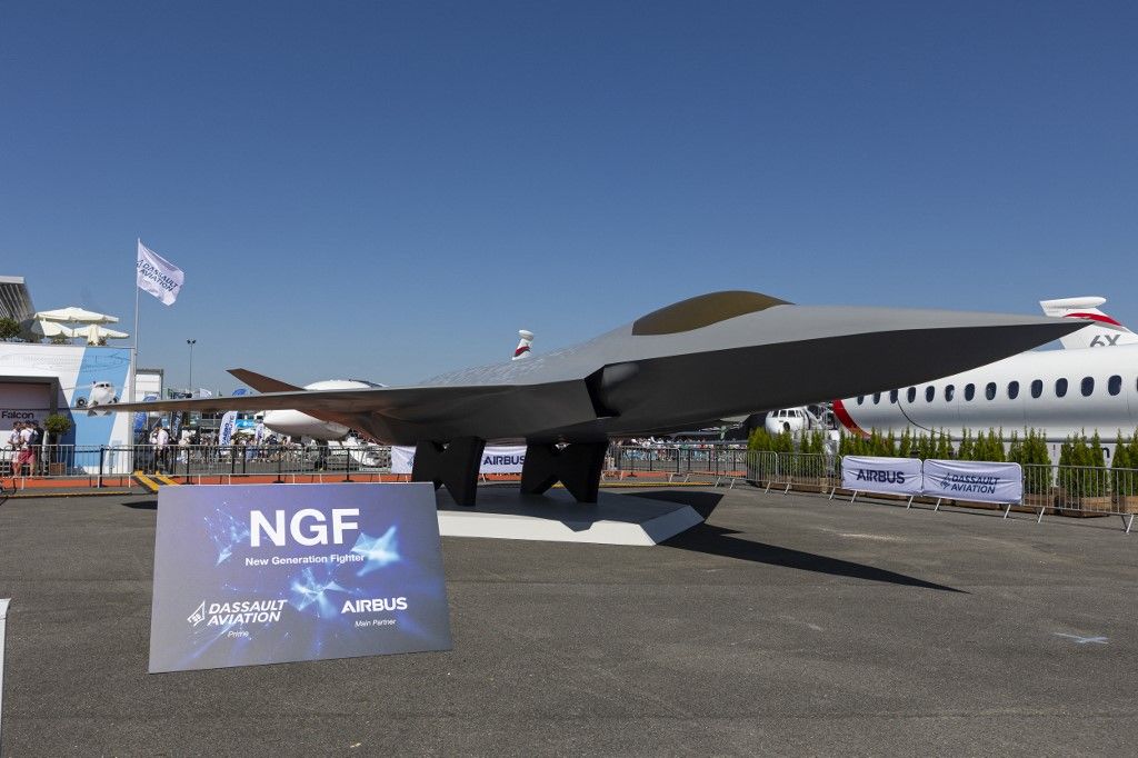 FCAS Fighter Jet During Paris Air Show 2023