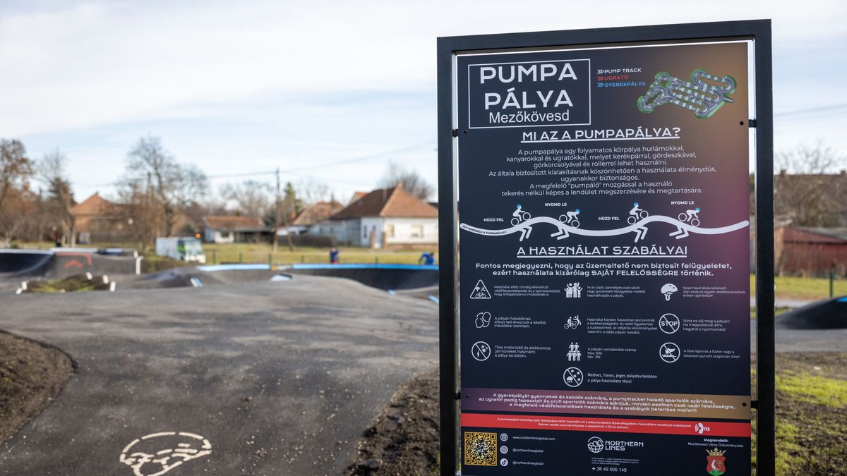Átadták az ország legnagyobb pumpapályáját