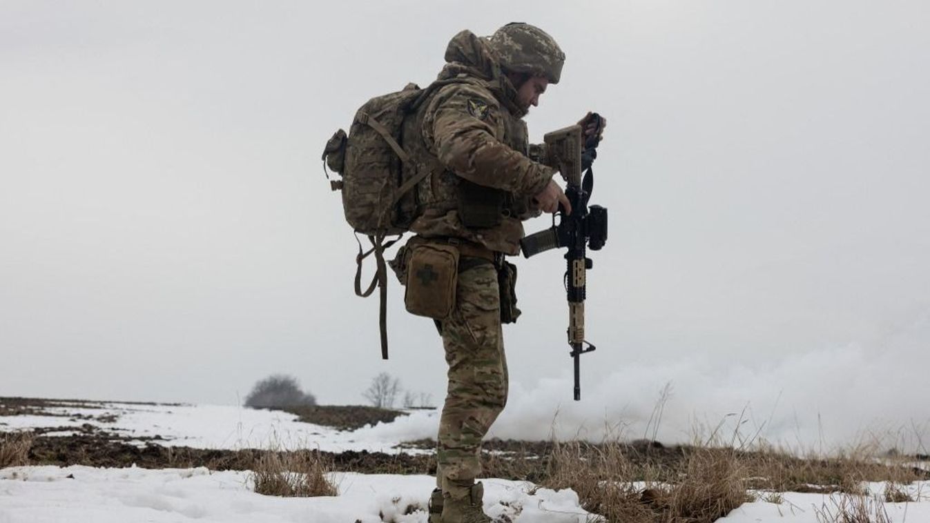 ütközőzóna orosz-ukrán háború ukrán katona