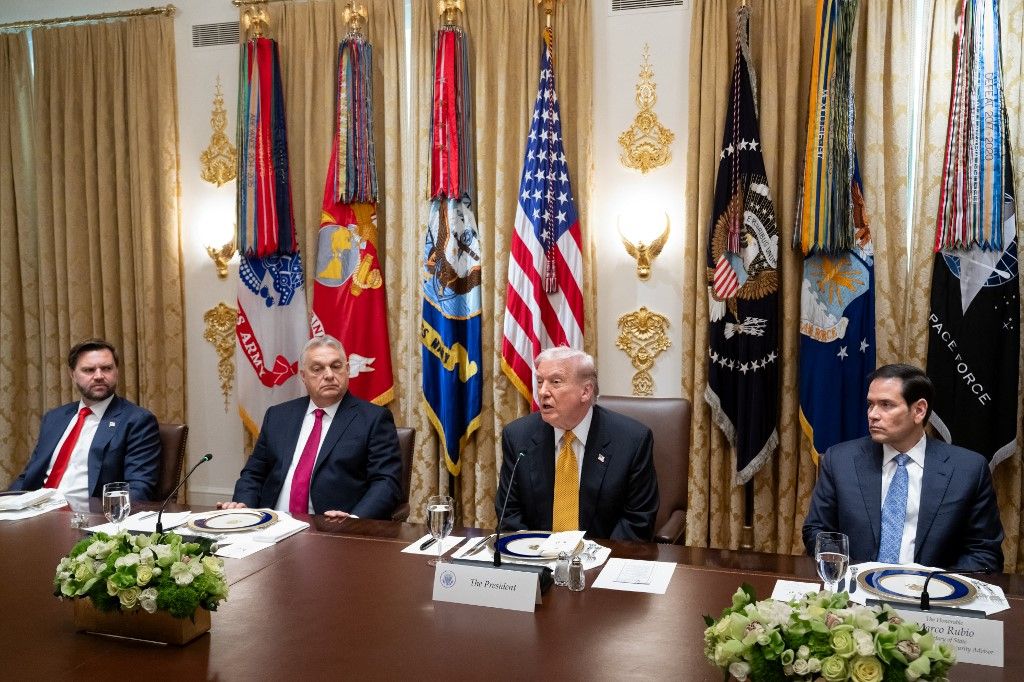 Hungarian PM Orban meets US president Trump Orbán Trump Rubio