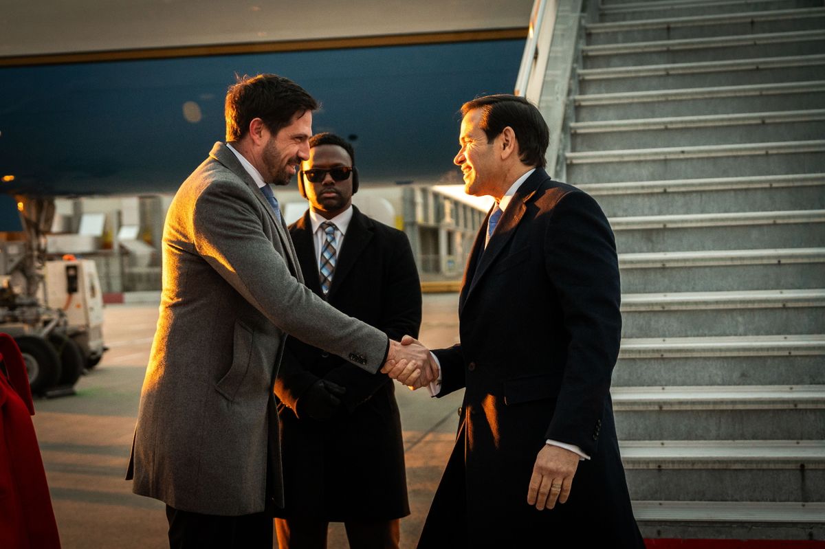 Az amerikai külügyminisztert Magyar Levente fogadta 