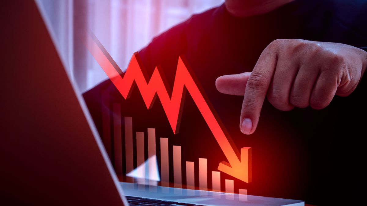 Business,Financial,Crisis,,Stock,Market,Down,,Bankruptcy,Concept.,Economic,Downturn vállalati csődök Csődbe ment egy ukrán bank – orosz milliárdosé volt a PINbank