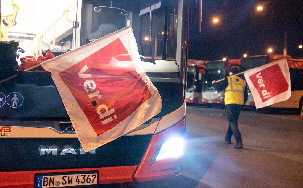 Warning strike in local transport - Bonn Németországban 48 órás tömegközlekedési sztrájk kezdődött pénteken – nem járnak a metrók, villamosok, buszok