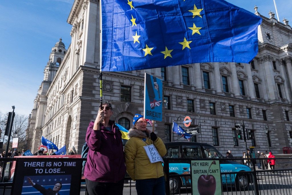 Protest Against Brexit In London