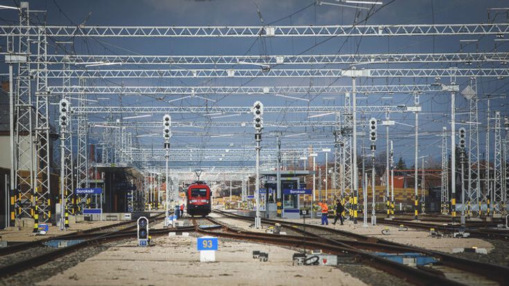 Fotókon a Budapest-Belgrád vasútvonal tesztelése