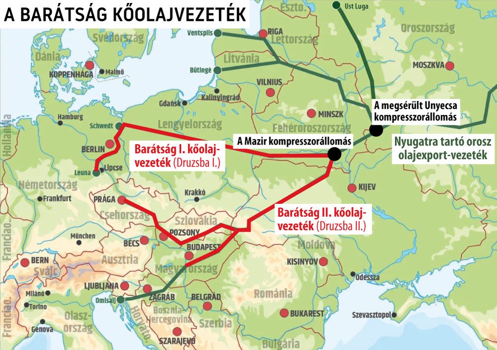 A Barátság kőolajvezeték