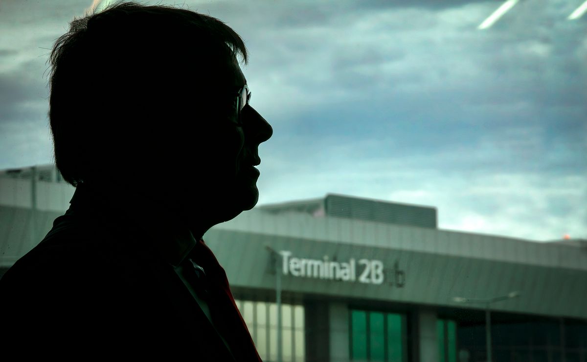 Nicolas Notebaert budapesti repülőtér VINCI Concessions vezérigazgatója és a VINCI Airports elnöke