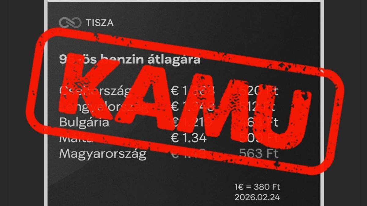 Nagy igyekezetében a Tisza vezére elfelejtette leírni, hogy mennyibe kerül a benzin Romániában és mekkorát buktak a csehek – mi megtettük helyette 