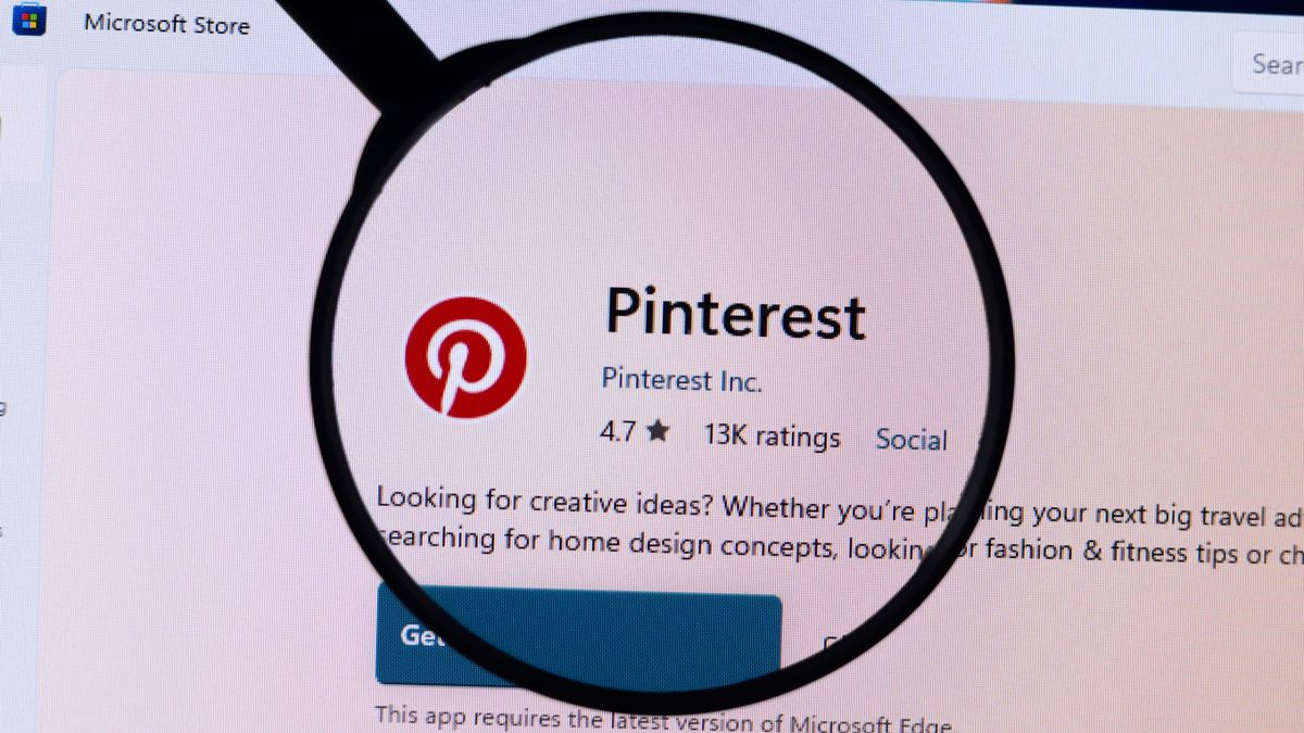 Social Media App pinterest