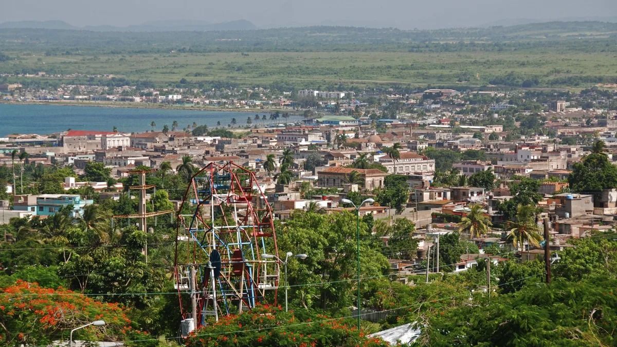 A kubai Matanzas városáról készült felvétel, a település az ország olajimportjának központja