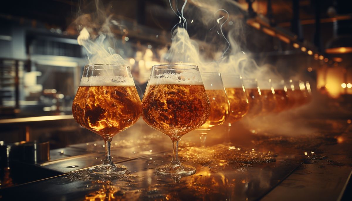 Smoky Beer Glasses sör