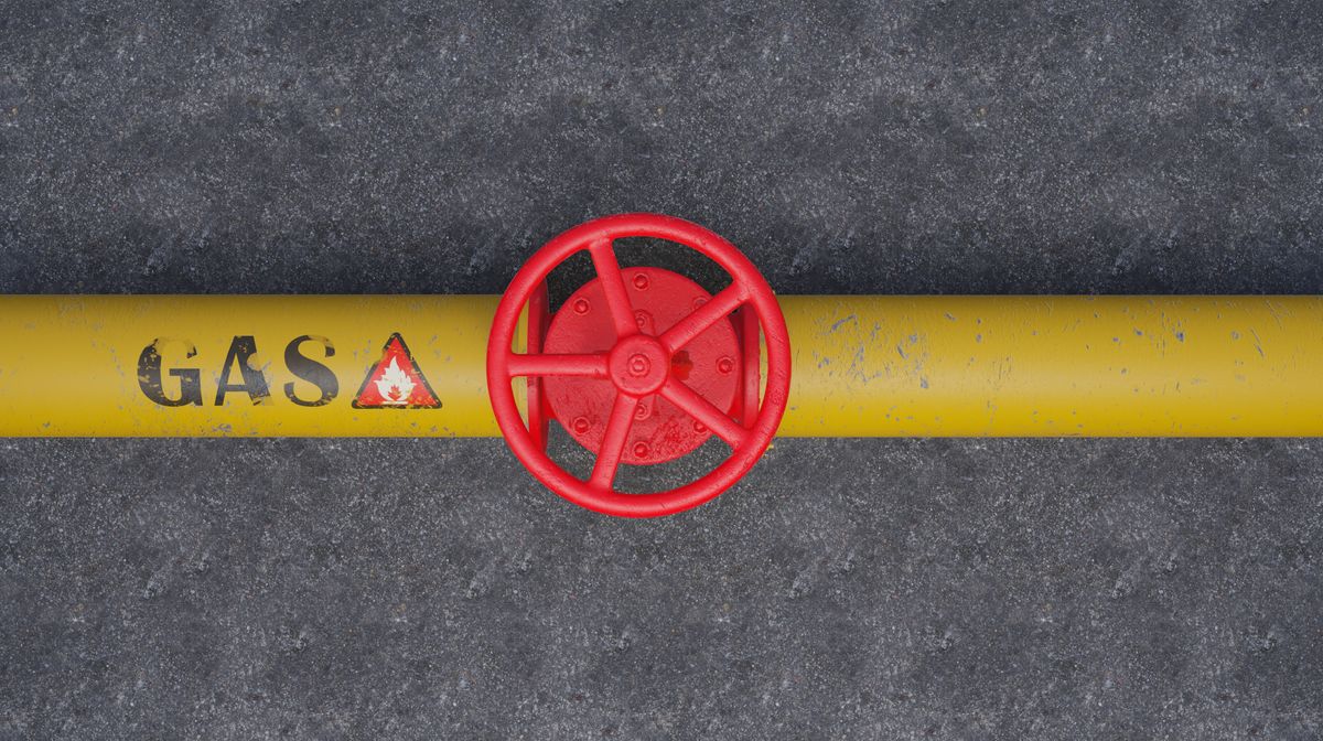 Valve,On,The,Main,Gas,Pipeline,3d,Work,And,3d gáz