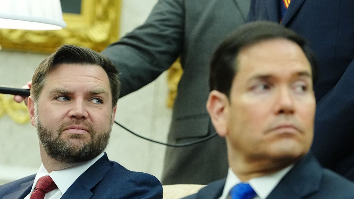 US President Trump receives Federal Chancellor Merz JD Vance