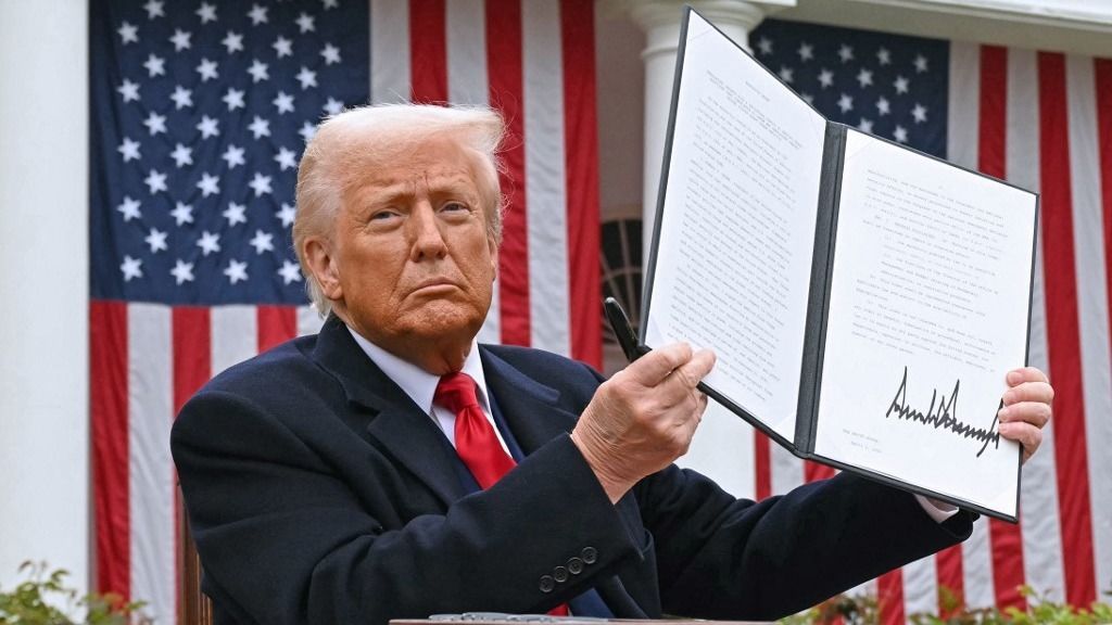 Trump delivers remarks on reciprocal tariffs, vám