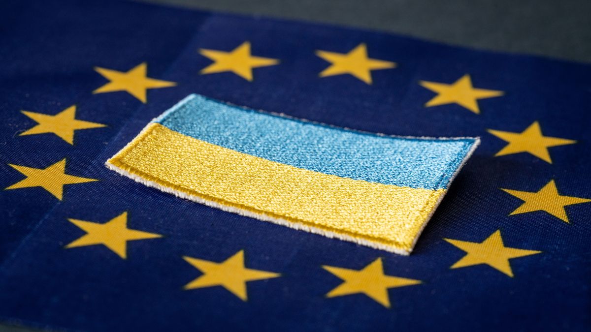 The,Concept,Of,Ukraine,Joining, europa The,European,Union,,The,Ukrainian