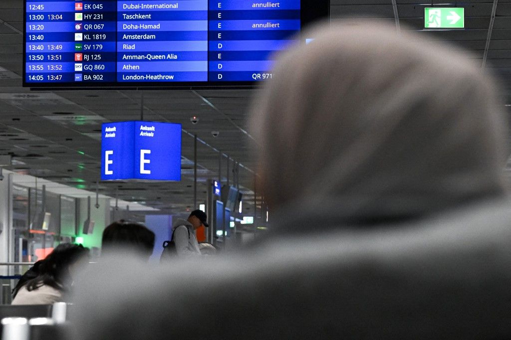 Iran war - Frankfurt Airport