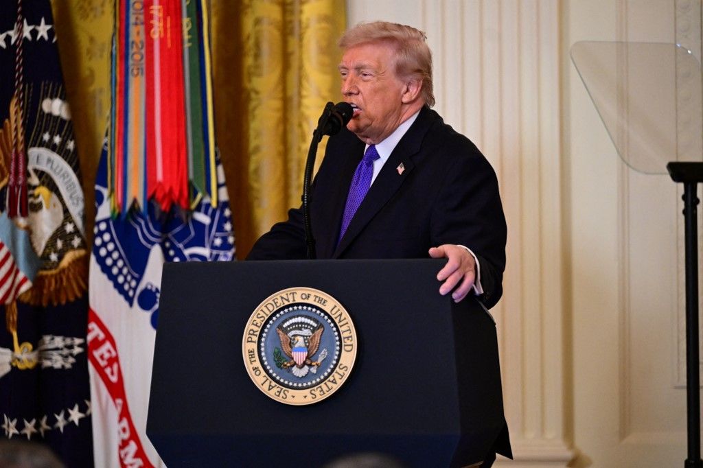 US President Trump participates in Medal of Honor ceremony at White House Mindenki készüljön fel a lehető legrosszabbra: most fog csak bedurvulni az iráni háború, Trump figyelmeztette a világot – "Még nem kezdtük el igazán keményen ütni őket"