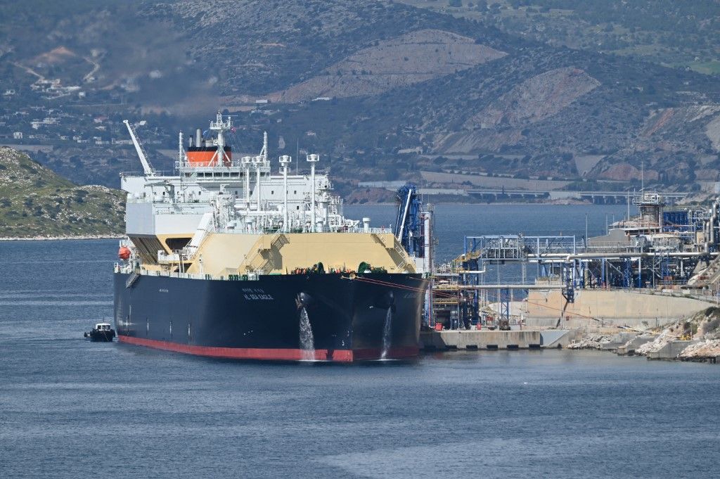 US LNG Unloaded At Revithoussa Terminal Near Athens