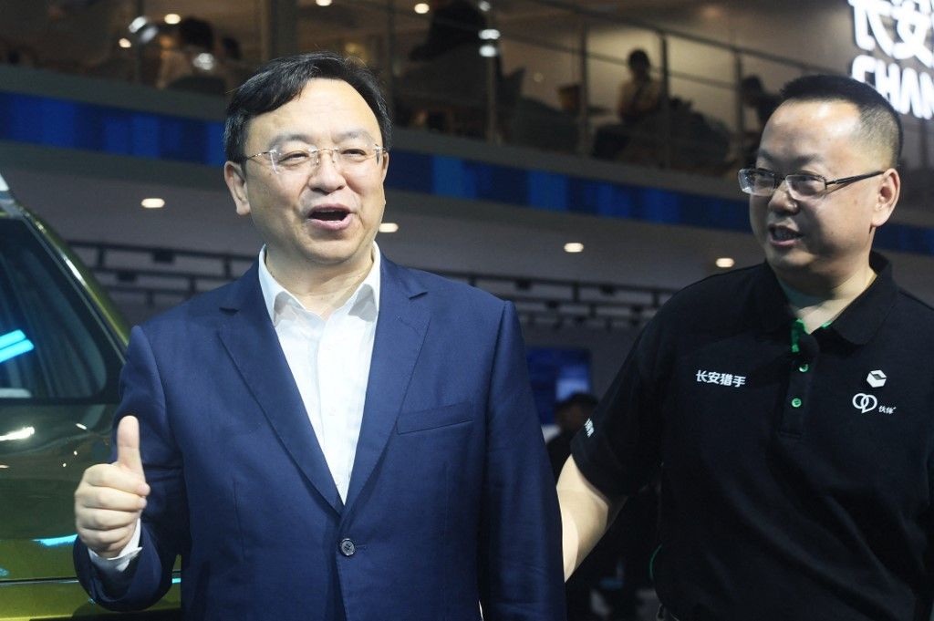 BYD Wang Chuanfu at 2025 Shanghai Auto Show