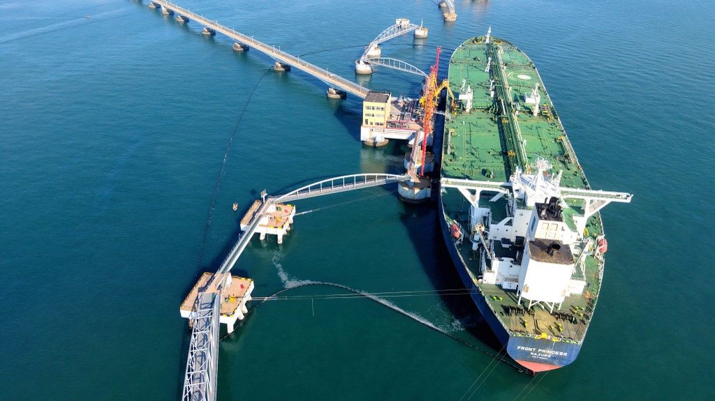 Kína Qingdao Port Crude Oil Terminal