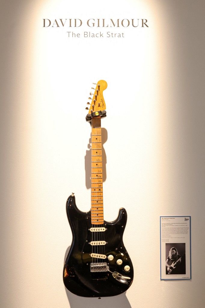 Guitars of Kurt Cobain, John Lennon, Prince, David Gilmour on display ahead of Christie’s auction