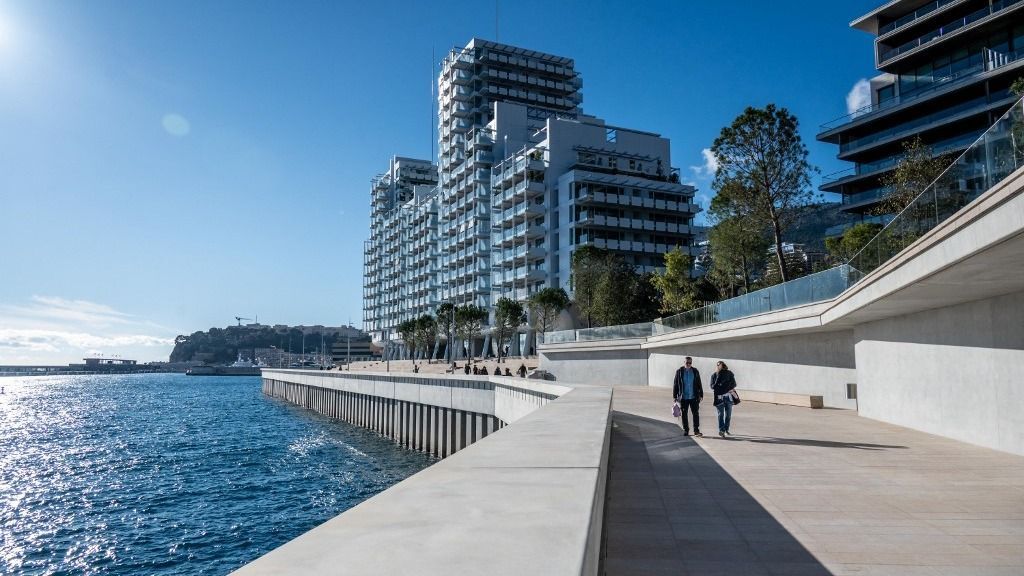 Mareterra negyed, MONACO-ARCHITECTURE-CONSTRUCTION-MARETERRA