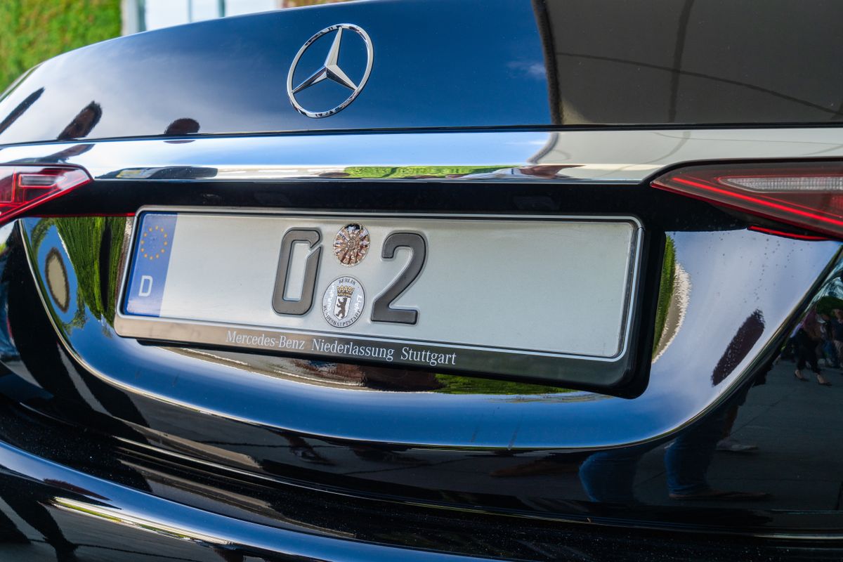 német gazdaság Berlin,2022:,Detail,View,Of,The,Official,Car,Of,The