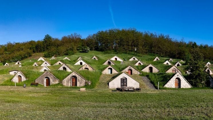 borászat,Wine cellars in Tokaj region, Hercegkut Sarospatak, Hungary