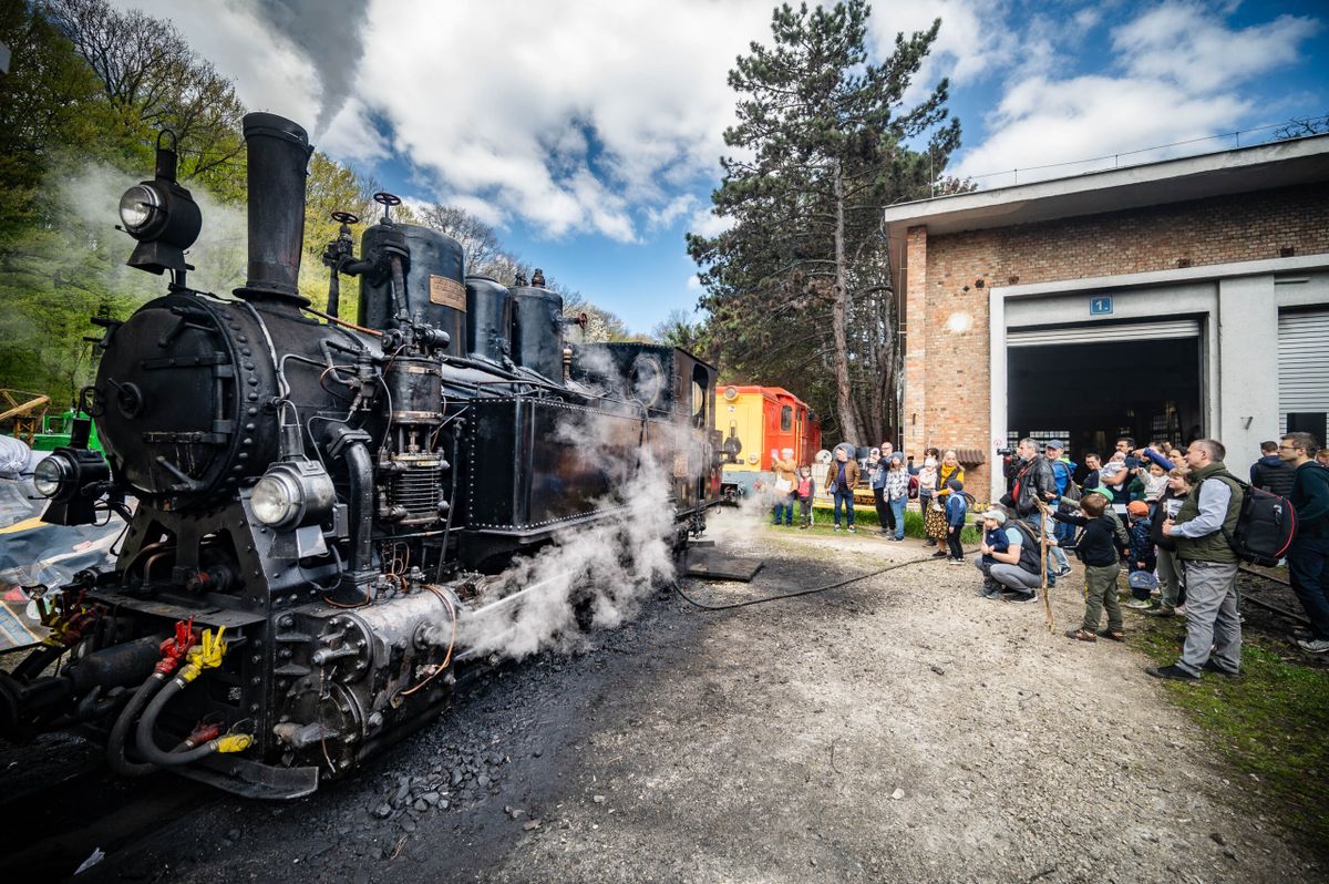 Április 11-én kisvasúti nappal ünnepli születésnapját a budapesti Gyermekvasút. Fotó: MÁV-csoport