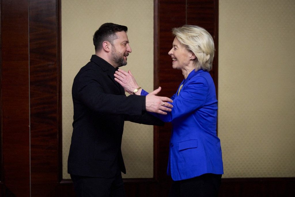 Ukrajna Brüsszel Zelenszkij Von der Leyen