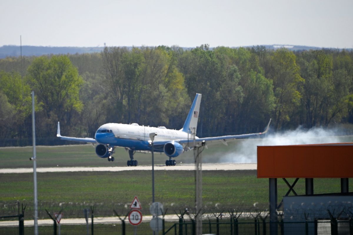 JD Vance, amerikai alelnök, repülőgép