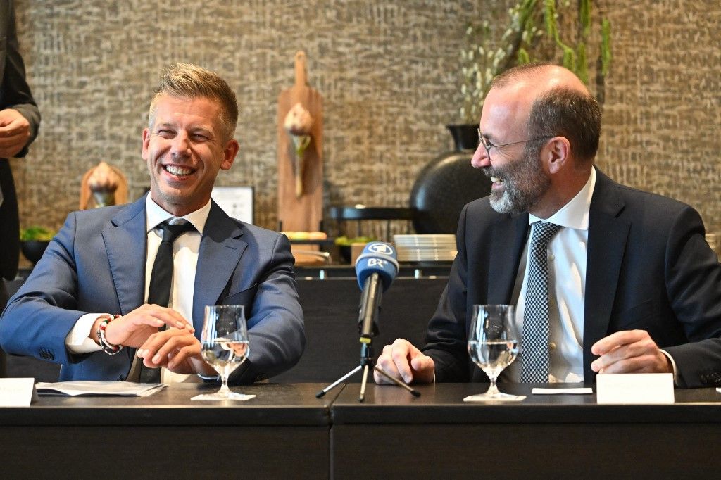 magyar péter manfred weber forrás unió tisza