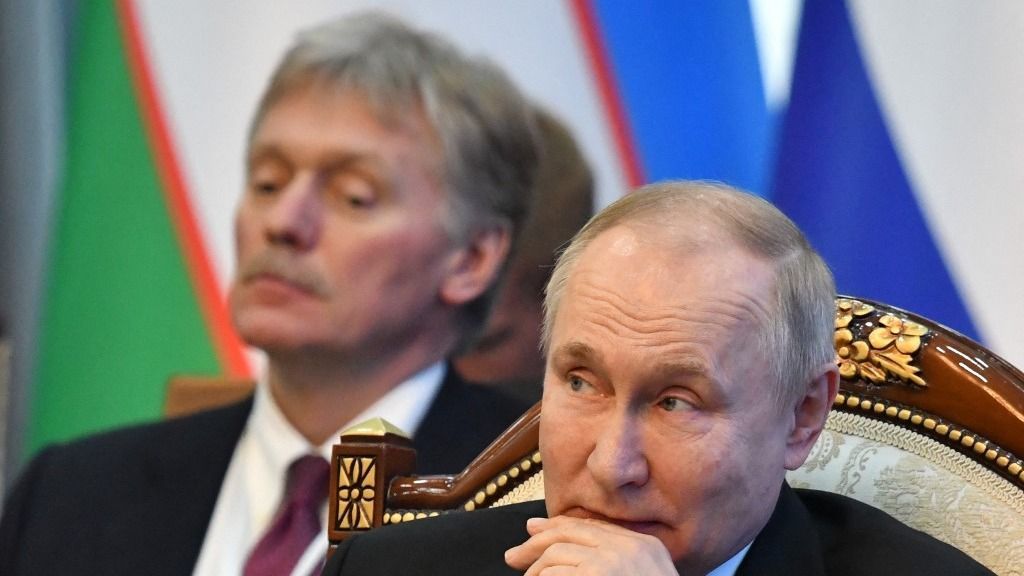 Vlagyimir Putyin orosz elnök
Dmitrij Peszkov
Oroszország, Moszkva, Kreml
orosz-ukrán háború