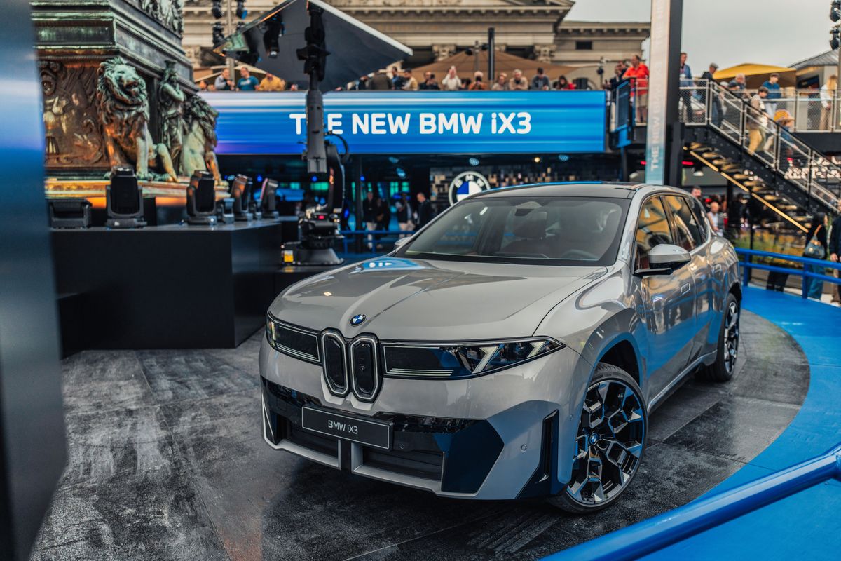 New,Bmw,Ix3,Neue,Klasse,At,The,Bmw,Booth,At BMW