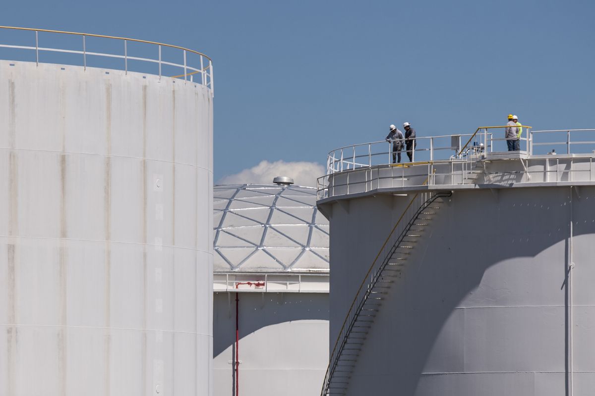 Colonial Pipeline Storage Tanks As Gas Pumps Run Dry