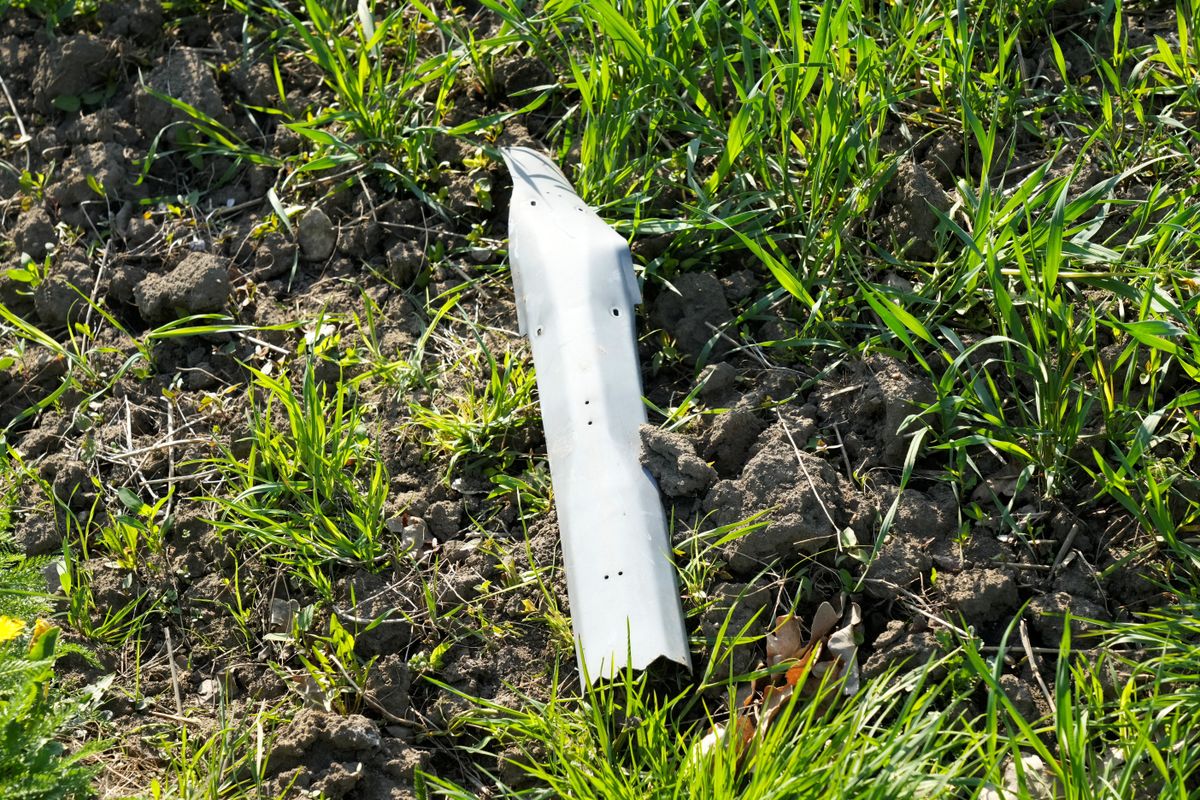 Drone crash site near Kablak drón ula village