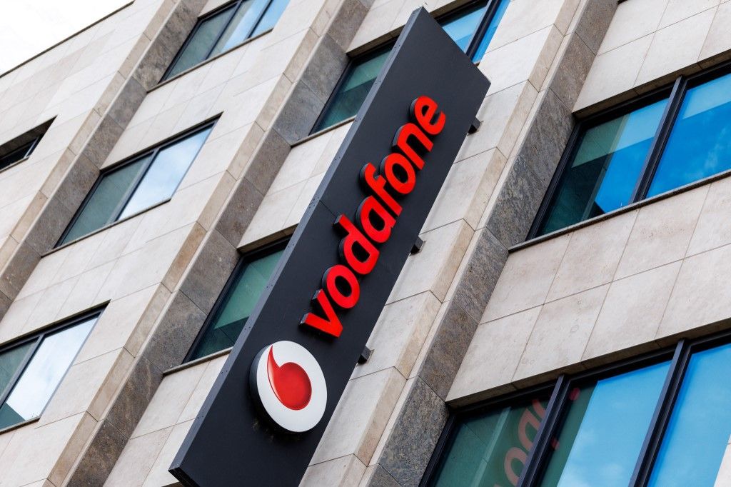 Vodafone brand logo
