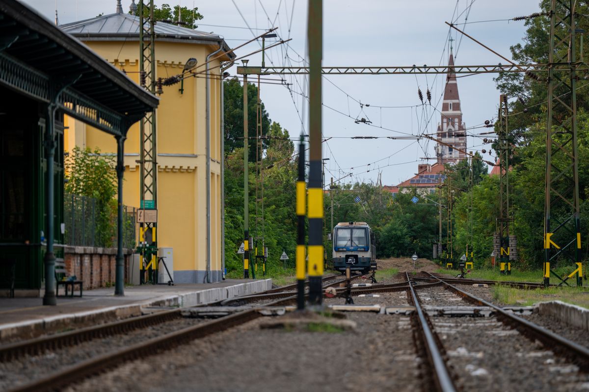 Szeged,,Hungary,-,July,20,,2024:,Railway,Station,Exterior,In