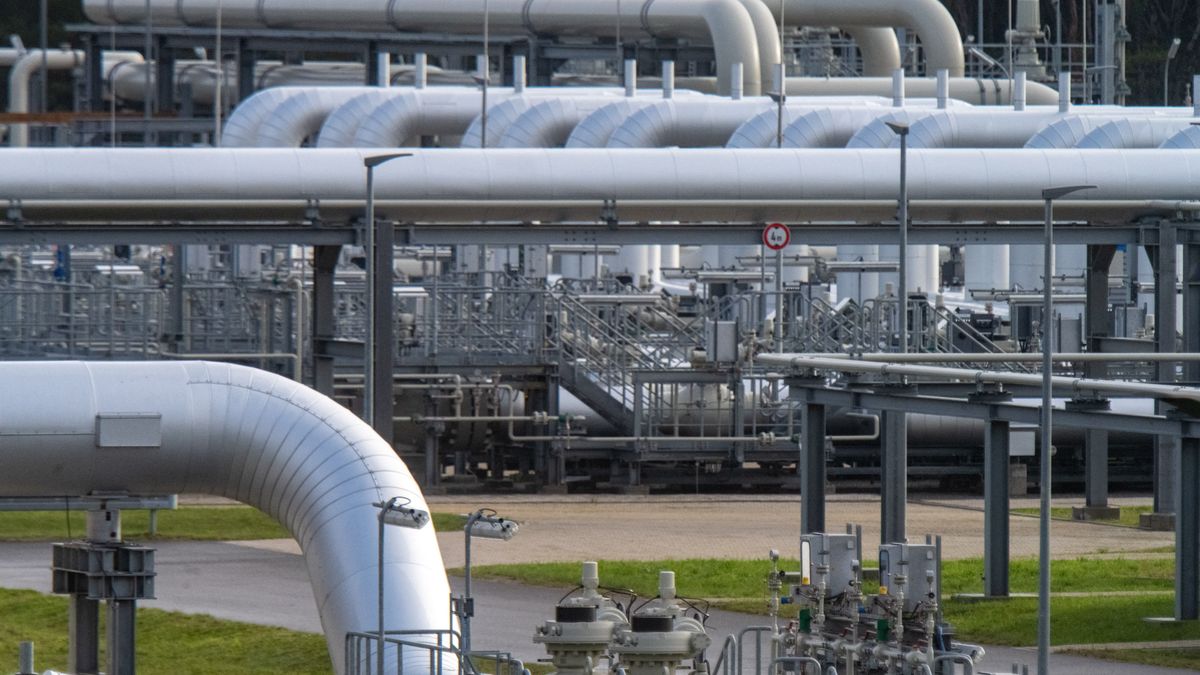 Nord Stream 2 - Pressure drop in gas pipeline északi áramlat