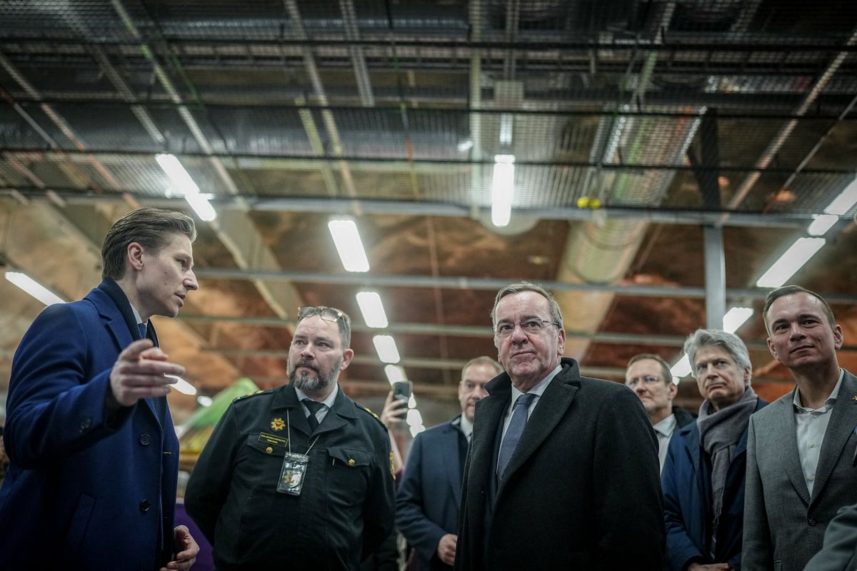 Boris Pistorius, German Minister of Defense, in Helsinki