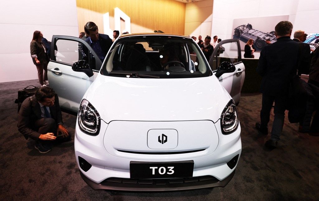 FRANCE-PARIS-AUTO SHOW-CHINESE MANUFACTURERS