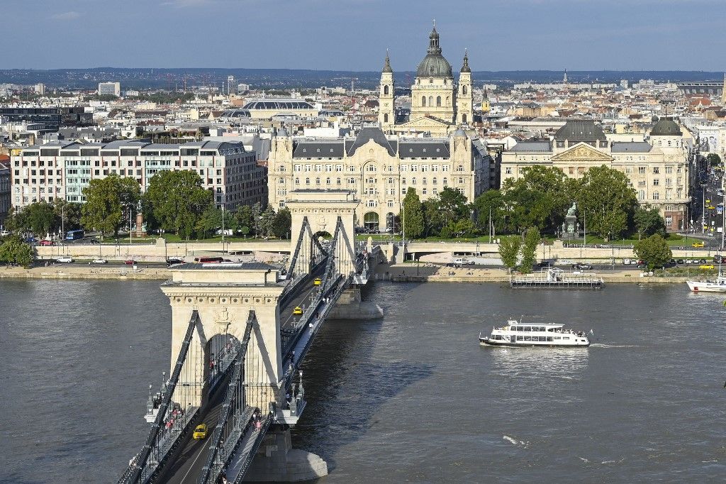 Hungary budapest on euro bike 6 buda hill view chain bridge danibe Hétvégi időjárás Magyarországon: sok napsütés és nyárias meleg