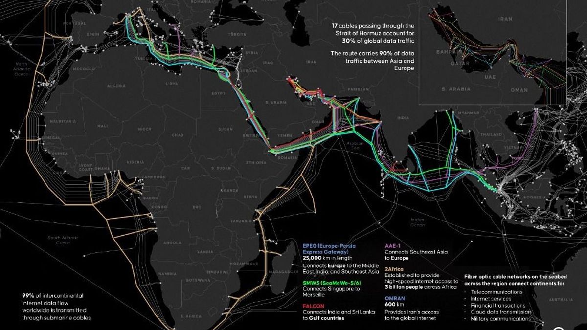 Az olaj már smafu, új üzletbe vágna Irán: brutális pénzekért engedné át az adatokat a Hormuzi-szoros alatt futó kábeleken – a Google, a Microsoft és a Meta „bajban" van 