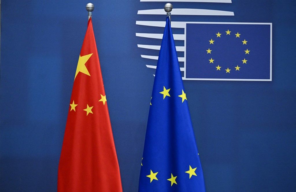 Chinese Foreign Minister Wang Yi in Brussels