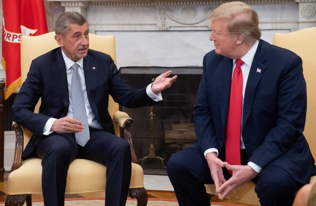 Donald Trump Andrej Babis