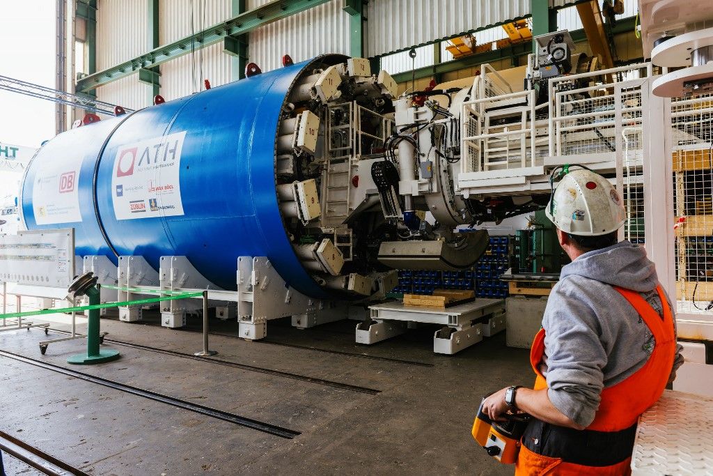 Tunnel boring machine for the second Munich main line