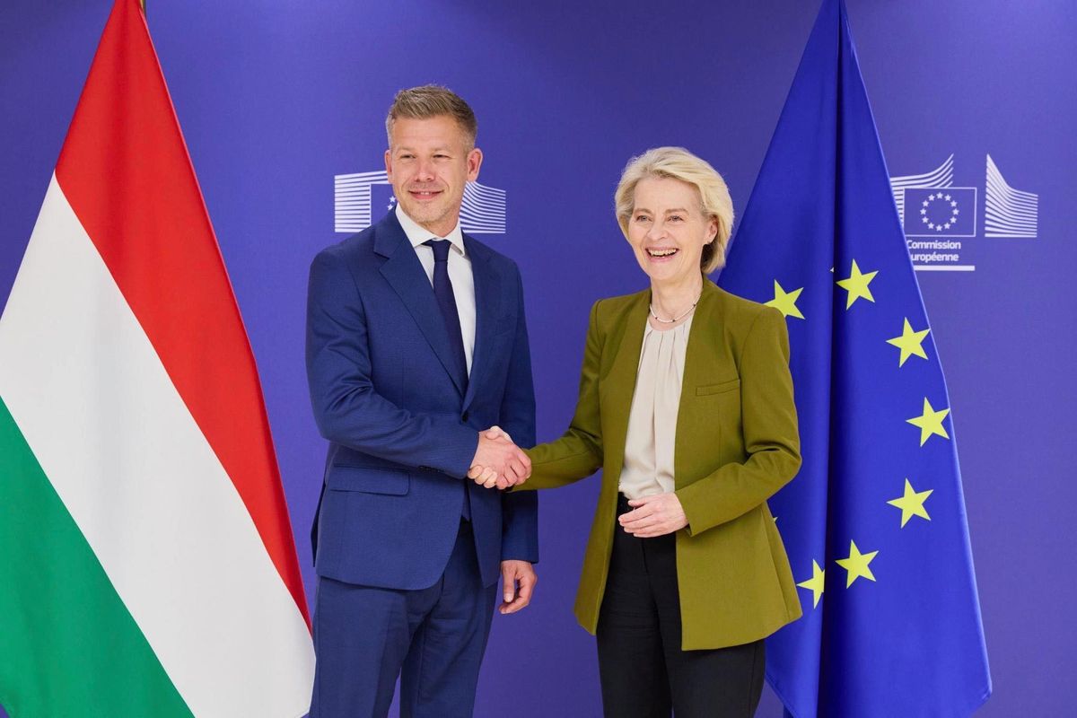 Magyar Péter, Ursula von der Leyen